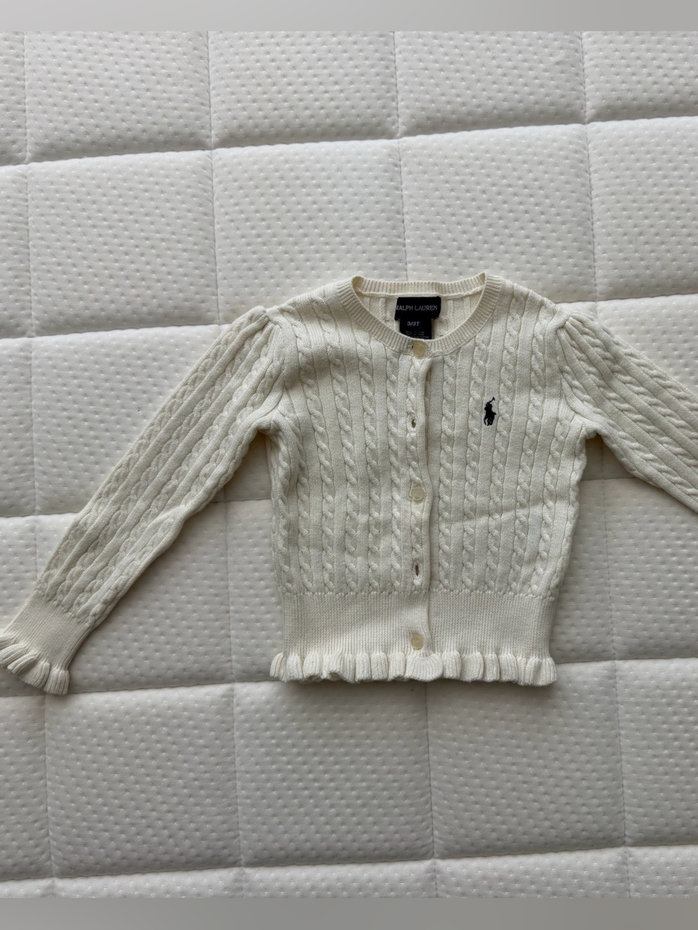 Ralph Lauren Cable-Knit Button Front Cardigan